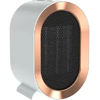 Calefactor eléctrico portátil de cerámica ptc de 1200 w, 1 unidad, calentamiento rápido, mini calefactor blanco
