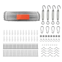 Mophorn Cable De Acero Inoxidable 304 Con Diámetro De 4,76 Mm, Rollo De Cuerda De Alambre De 60,96 M, Resistencia A La Rotura De 7,1 Kn, Estructura 7x7, Ideal Para Barandillas De Terrazas