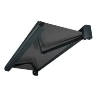 Toldo cofre integral creus 5,00x3,00 m (manual - estructura gris antracita - tela gris oscuro)