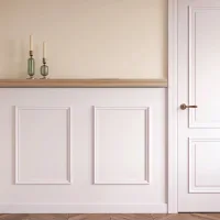 Pack molduras de pared : 2 marcos 60 x 80 cm + 2 estantes de pared de 1 m - madera maciza - modelo célestine d