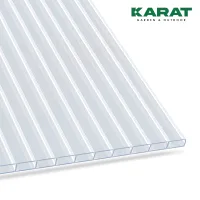 Panel alveolar para invernadero de jardín 60,5 × 121 cm esp. = 10 mm