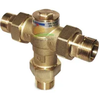 Válvula termostatática anticondensación m de 1 con uniones m de 3/4 ajustando 45°c - hasta 32 kw