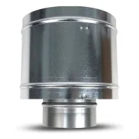 Sombrerete antirregolfante galvanizado ø12cm
