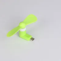 Ventilador para teléfono usb-c, mini ventilador portátil, enfriador de verano portátil, compatible con dispositivos usb-c (verde)