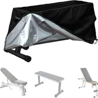 Funda para banco musculación x x tejido oxford impermeable anti polvo con ventilación malla y cordón ajuste funda para banco exterior tabla abdominal
