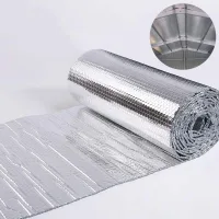 Película aluminio térmica 0,6×6m film aislante reflectante ventanas tejados protección uv aislamiento solar barrera vapor instalación fácil