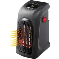 Calefacción auxiliar inalámbrica - termostato ajustable - calienta una habitación entera en pocos minutos - 350 w