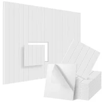 Paquete de 12 paneles de pared de espuma insonorizante, autoadhesivos, 30 x 30 x 1 cm.