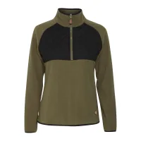 Oxmo Sudadera 'Malita'  oliva / negro
