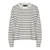 PIECES Sudadera 'Chilli'  negro / offwhite
