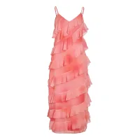 VILA Vestido de noche 'VILuna'  rosa / frambuesa