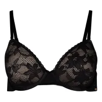 Skiny Sujetador  piel / negro