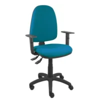 Silla Ayna S Bali Verde Petróleo Con Brazos Regulables
