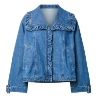 YAS Chaqueta de entretiempo 'YASELSAN'  azul denim
