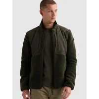 PME Legend Chaqueta de entretiempo 'Sherpa hybrid jacket with zipper closure'  verde oscuro