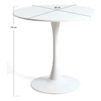 Essenza Mesa Kaligan 90 Cm - Blanco