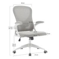 Essenza Silla De Oficina Lent - Gris