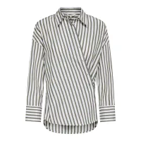 ONLY Blusa 'ONLSERENA'  jade / blanco