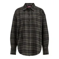 JJXX Blusa  marrón / negro