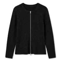 VERO MODA Cárdigan 'AWJESSICA'  negro moteado