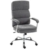 Silla De Oficina Para Oficina En Casa, Silla De Escritorio Giratoria De 360° De Altura Ajustable Para Oficina En Casa, Gris
