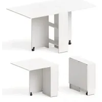 Mesa De Comedor Plegable Con Ruedas,mesa De Centro,mesa Compacta,mesa Auxiliar Móvil (solo Con Mesa De 1 Pieza)