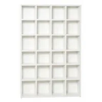Rack De Almacenamiento Moderno Y Elegante, Rack De Almacenamiento De Cd, Estante Abierto Con Múltiples Compartimentos, Rack De Almacenamiento Con Uso Flexible