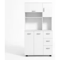 Mueble De Cocina Con Varias Opciones De Almacenamiento,amplio Estante De Pie Con Cajón,mueble De Almacenamiento,práctico Mueble Alto (solo Con Mueble Alto)