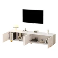 Mueble Para Tv De 180 * 40 * 45 Cm, Lindo Mueble Para Tv De Dibujos Animados, Mueble Bajo Con 2 Gabinetes, Mueble Para Tv En Forma De Nube