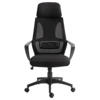 Silla De Oficina, Silla De Escritorio Ajustable En Altura Con Función Basculante, Silla Giratoria Con Reposabrazos, Reposacabezas, Soporte Lumbar, Silla De Oficina Con Aspecto De Malla