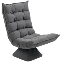 Sillón Relax Giratorio, 62x70x95 Cm, Gris - Sweiko