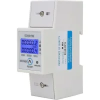 Compteur D'Énergie Numérique Monophasé Dds015m Avec Affichage Numérique, Réinitialisable, 230 V.