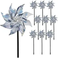10 Pcs Windmill Reflector Bird Repellent Bird Repellent Reflective Reflective Windmill Bird Repell