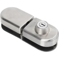 Serrure De Porte Coulissante En Verre, Cadre De Serrure De Porte En Verre 1012mm, Quincaillerie En Acier Inoxydable Lock
