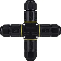 Connecteur De Câble Étanche Ip68 4 Voies 2 Broches/3 Broches/4 Broches, Pour Boîte De Jonction Externe Avec Câble ∅6-11 Mm, 1 Paquet (4 Broches)