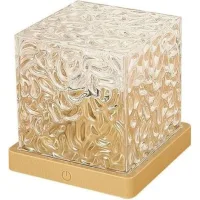 Lampe De Table En Cristal – Projecteur D'Aurore Boréale Avec 16 Couleurs – Alimentation Usb – Éclairage 360 Degrés Pour Ambiance Relaxante