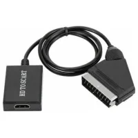 Convertisseur Hdmi Vers Péritel Adaptateur Audio Vidéo Hd 1080p Pour Hdmi Vers Péritel Sky Box Stb