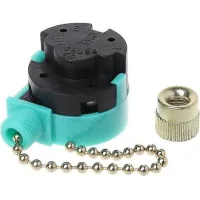 3a/250v 6a/125v Zipper Switch 3 Speed Pull Chain Nickel Fan Wall Switch