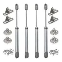 4pcs Vérins À Gaz 120n Verin Meuble Hydraulique Ressort Amortisseurs À Gaz D'Origine Porte Armoire De Cuisine Bras Pneumatique Pour Levage De Porte Armoire