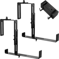 Support De Jardinière Réglable En Largeur – Acier Carbone 3mm – Largeur 3 À 5,5 Cm – Pour Balcons Et Jardins Verticaux