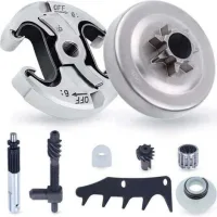 Pignon De Chaîne .325' 7 Dents – Embrayage Et Roulement Pour Tronçonneuse Husqvarna 340 345 450 – Kit De Pièces De Rechange 8 En 1