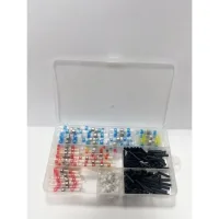 Cosse Thermorétractable Étanche 260 Pcs – 4 Tailles – Connecteurs À Souder En Polyoléfine – Résistance À L'Eau Ip67 - 260pcs