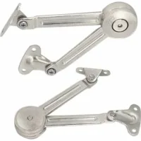 Charnières De Support Réglables Pour Meuble – Alliage De Zinc – Angle D'Ouverture 75°/90°/110° – Installation Facile – Lot De 2 Pièces
