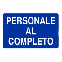 Cartello 'personal Completo' 60x40 Cm