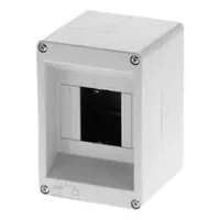 Centralita De Pared Con Riel Din 2 Módulos - 130x55x87 Mm -