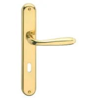 Tirador 'amalfi' Con Placa Color Cromo Satinado