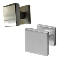 Pomolo 'nerano' Para Puertas De Portón Cromo Satinado