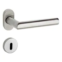 Manilla Inox 'holanda' Con Roseta Y Bujeta Color Inox