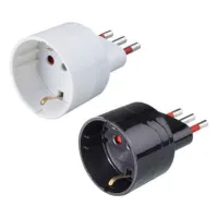 Adaptador Sencillo Schuko 10a Rosi 2p+t - Tomas 10 2p+t