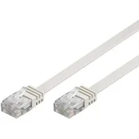 Cable De Red Cable De Conexion Utp Cat6 05 M Blanco Plano 212289728 212289728